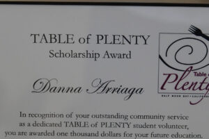 Danna Arriaga is 2022 TOP Scholarship Recipient