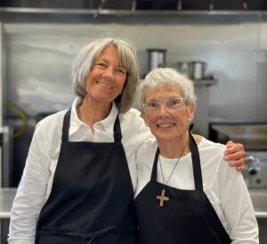 Ellen Chiri and Sister Jeanette Braun TABLE of PLENTY 