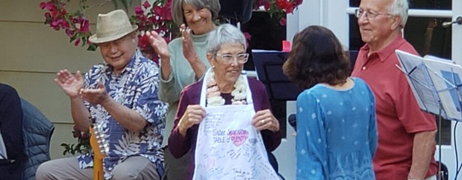 TOP Celebrates Sister Jeanette and Our Volunteers!