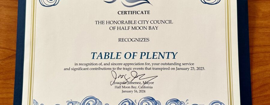 TOP Recognized by HMB City Council