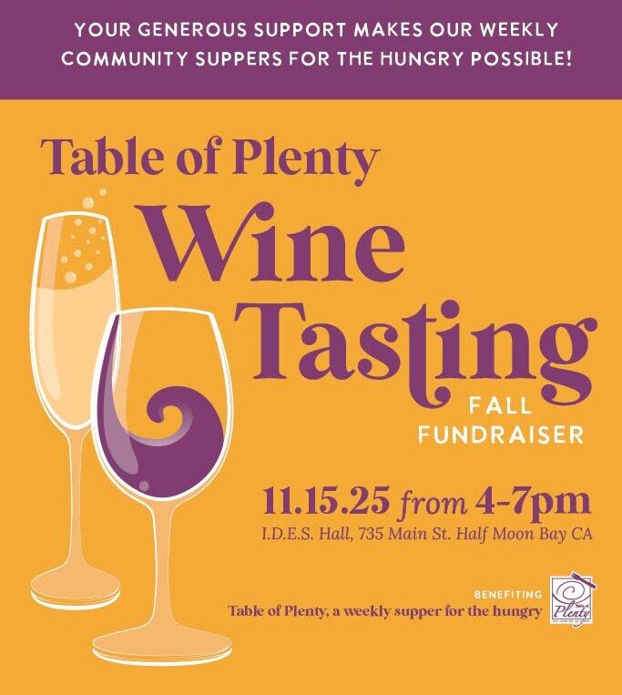 Table of Plenty Wine Tasting Poster 2025