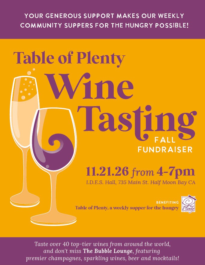 Table of Plenty Wine Tasting Tickets